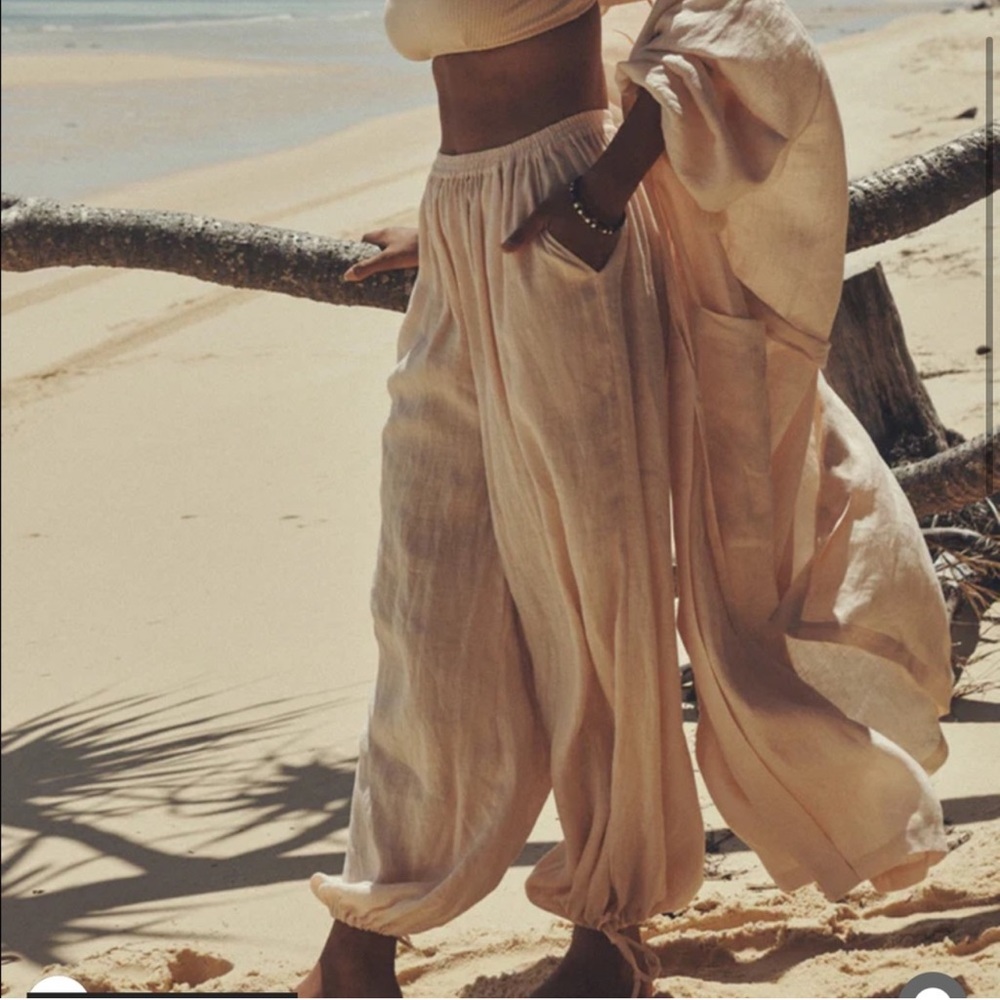 SPELL Mae Linen Pants NWT XS